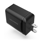 Galvanox 18W PD Wall Charger with 5ft USB-C to C cable (Black)