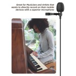 Galvanox USB-C Microphone, Clip On Lavalier Omnidirectional Mic for USB Type-C Android Devices