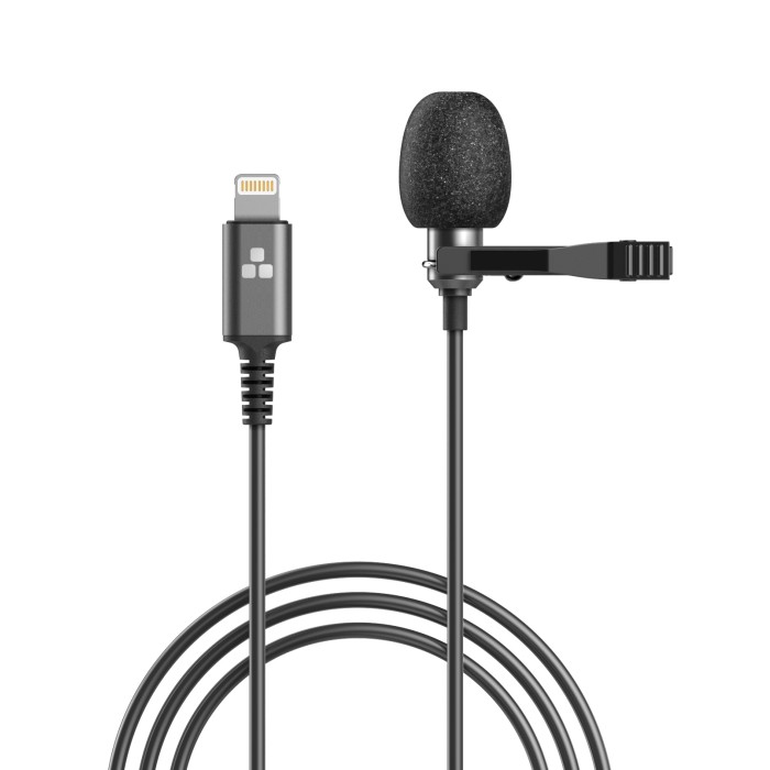 bedenken kook een maaltijd Socialisme Galvanox Microphone for iPhone - Lightning Clip On Lapel Lavalier Mic for  Calls/Professional Recording, 5FT Cable - Encased