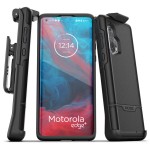Motorola Edge Plus Rebel Case and Holster Black