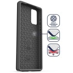 Galaxy Note 20 Rebel Case and Holster Black