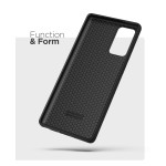 Galaxy Note 20 Ultra Thin Armor Case and Holster Black