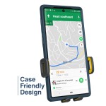 Encased Squeeze Cup Car Mount - Yellow