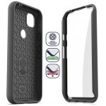 Pixel 4a Case with Screen Protector (Rebel Shield)Black