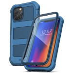 iPhone 12 Pro Max Falcon Shield Case with Belt Clip  Holster - Blue