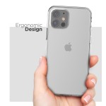 iPhone 12 Clear Back Case with Belt Clip Holster