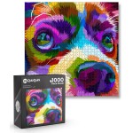 1000 Piece Colorful Puppy Dog Jigsaw Puzzle (Puzzle Saver Kit Included)