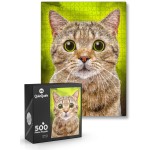 Cute Cat 500 Piece Jigsaw Puzzle (Puzzle Saver Kit Included)