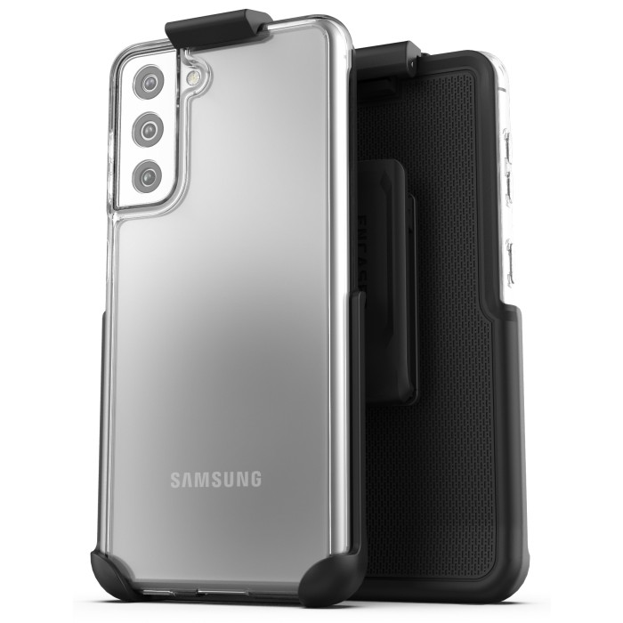 Galaxy S21 Clear Back Case with Belt Holster