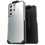 Galaxy S21 Ultra Clear Back Case with Belt Holster
