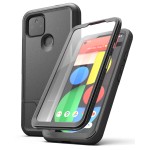 Pixel 5 Case with Screen Protector and Holster (Rebel Shield)