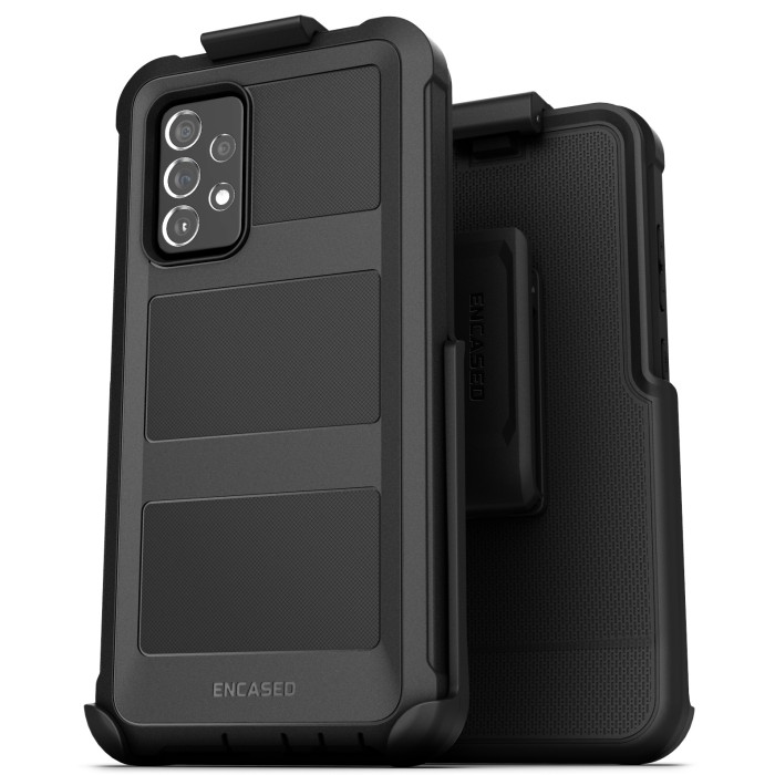 Samsung Galaxy A52 Falcon Shield Case with Belt Clip  Holster  - Black