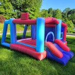 Kangaroo Kastle Inflatable Bounce House with Blower, Jumping Castle with Slide