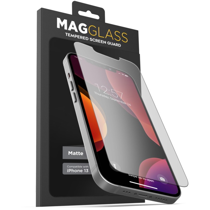 MagGlass iPhone 13 Pro Max Matte Anti-Glare Screen Protector