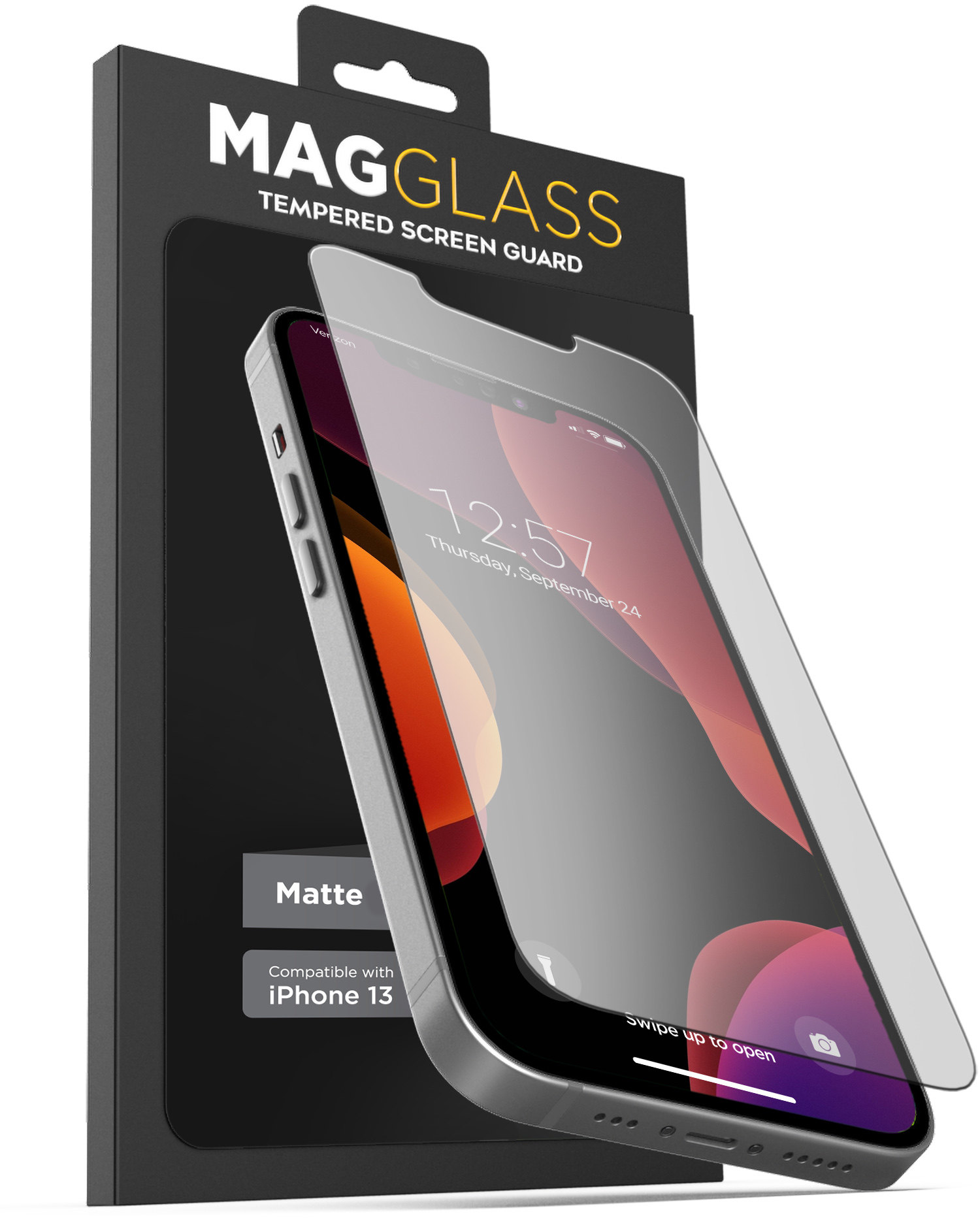 overspringen beheerder spijsvertering MagGlass iPhone 13 Pro Matte Anti-Glare Screen Protector - Encased