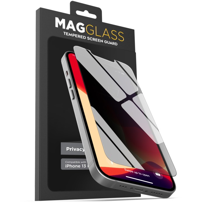 MagGlass iPhone 13 Pro Privacy Shield Screen Protector