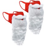 Encased Safe Santa Costume Mask (2 Pack)