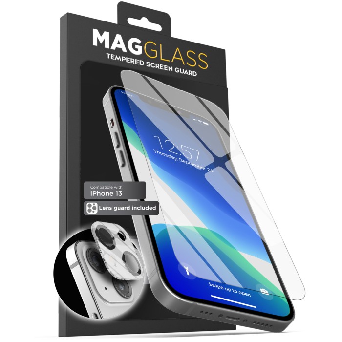 MagGlass iPhone 13 Ultra HD Screen Protector and Lens Protector