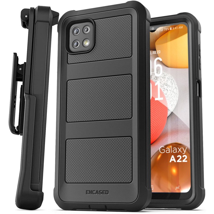 Galaxy A22  Falcon Shield Case with Belt Clip Holster