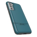 Samsung Galaxy S21 FE Rebel Case With Belt Clip Holster - Blue
