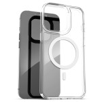 iPhone 13 Pro Max Magsafe Clear Back Case With Belt Clip Holster