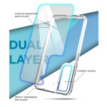 Samsung Galaxy S22 Clear Back Case with Belt Clip Holster