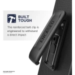 Samsung Galaxy S22 Ultra Thin Armor Case with Belt Clip Holster
