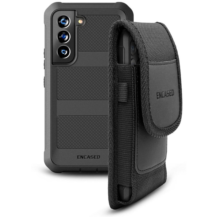 Samsung Galaxy S22+ Falcon Shield Screenless Case with Pouch Belt Clip Holster