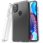 Moto G Power 2022 Clear Back Case with Belt Clip Holster
