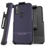 Moto G Pure Rebel Case with Belt Clip Holster Purple-RB222IGHLGP