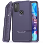 Moto G Pure Rebel Case with Belt Clip Holster Purple