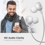 USB C Earbuds with Remote & Mic - White