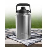 Rangland 1 Gallon Water Bottle with Insulated Storage Sleeve, 128 oz Stainless Steel
