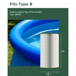 Peterson-Replacement-Pool-Filter-Type-B-29005E-Compatible-with-Intex-Swimming-Pool-Filter-Cartridge-8-Pack-PTSPF004X8-4