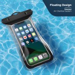 Floating Waterproof Phone Pouch in Black - 2 Pack