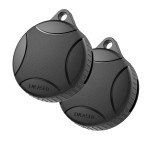Waterproof Airtag Case - 2 Pack in Black