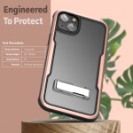 iPhone 14 Plus Exos Armor Case in Rose Gold with Screen Protector