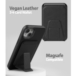 iPhone 14 Artura Leather Case in Black and Wallet - MagSafe Compatible