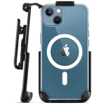 iPhone 14 Max Clearback Case with Belt Clip Holster - Compatible with Magsafe-MSCB254HL