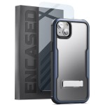 iPhone 14 Exos Armor Case in Blue with Screen Protector