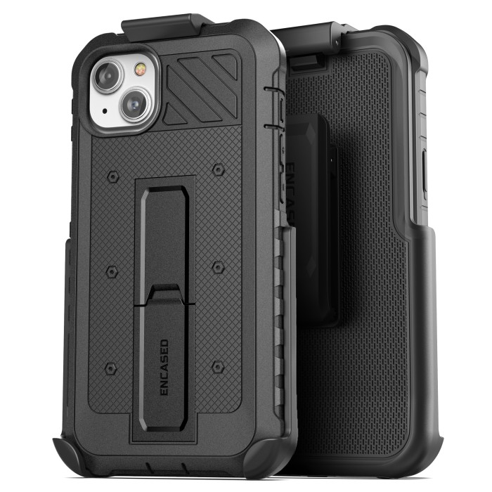 iPhone 14 Plus Pantera Case with Belt Clip Holster