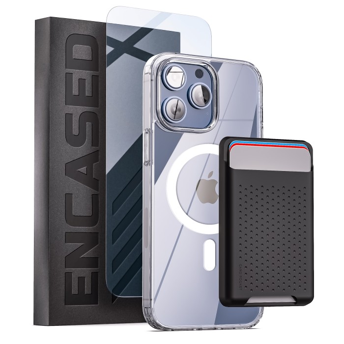 iPhone 14 Pro Clearback Case with TPU Wallet - MagSafe Compatible