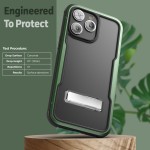 iPhone 14 Pro Max Exos Armor Case in Green with Screen Protector