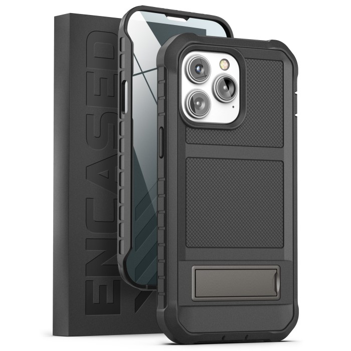 iPhone 14 Pro Falcon Shield Case in Black