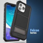 iPhone 14 Pro Falcon Shield Case in Black with Belt Clip Holster