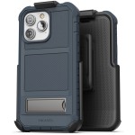iPhone 14 Pro Falcon Shield Case in Blue with Belt Clip Holster