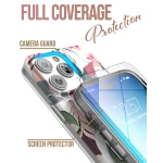 iPhone 14 Pro Loop Case in Maroon Vine with Screen Protector