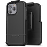 iPhone 14 Pro Rebel Case in Black with Belt Clip Holster