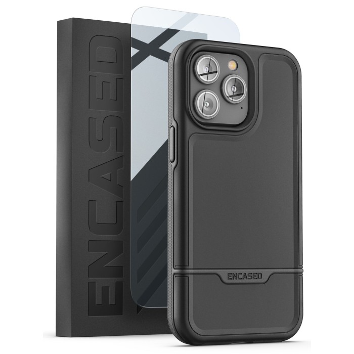 iPhone 14 Pro Rebel Case with Screen Protector-RB255BK