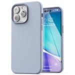 iPhone 14 Pro Silicone Case in Lavender with Neck and Wrist Strap